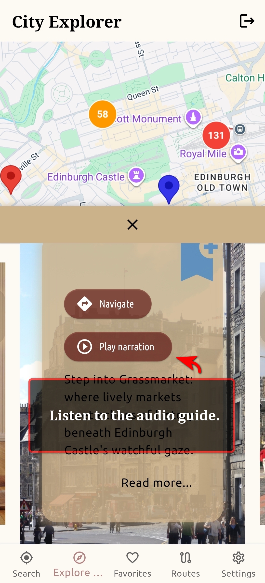 Read or listen to stories created for you